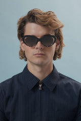 The Montmartre Cateye Sunglasses in Midnight Tortoiseshell