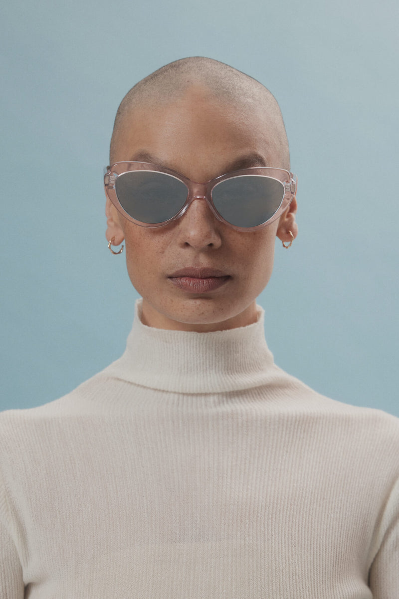 The Montmartre Cateye Sunglasses in Petal