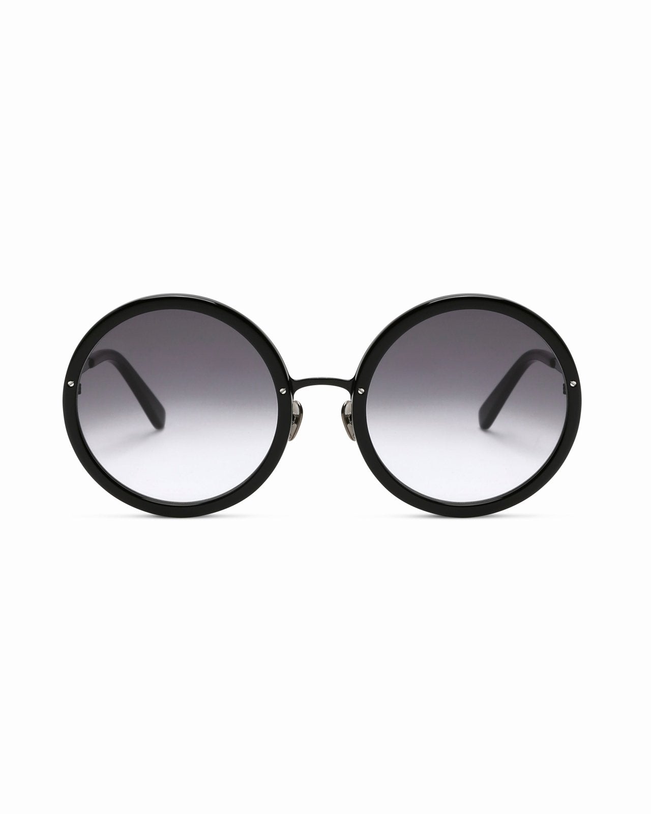The Chelsea Round Sunglasses in Midnight - sustainable luxury designer ...