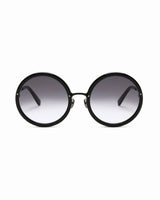 The Chelsea Round Sunglasses in Midnight - The Avantguard