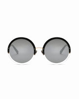 The Chelsea Round Sunglasses in Midnight Diamond - The Avantguard