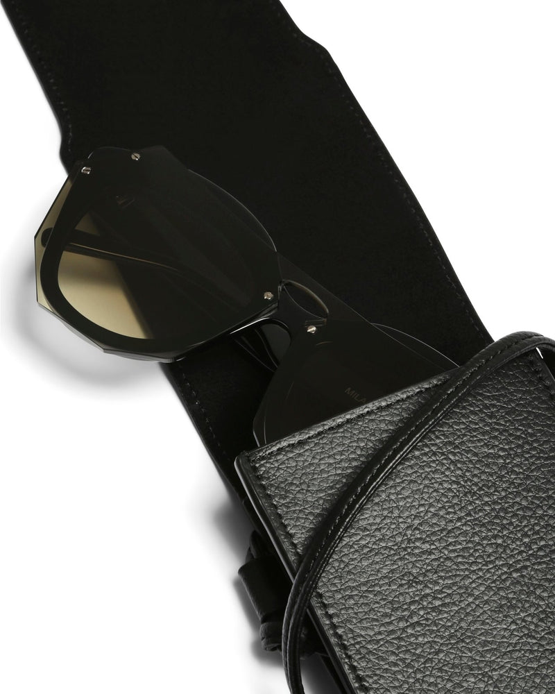 The Milan Big and Bold Sunglasses in Midnight - The Avantguard