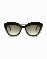 The Milan Big and Bold Sunglasses in Midnight - The Avantguard
