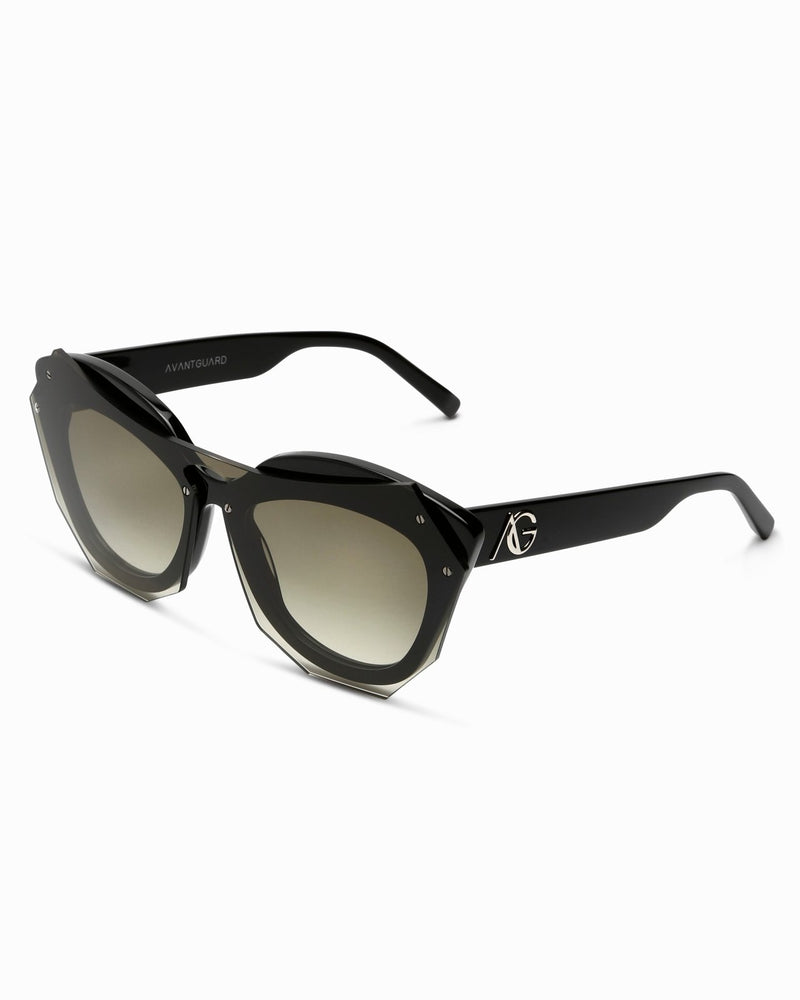 The Milan Big and Bold Sunglasses in Midnight - The Avantguard